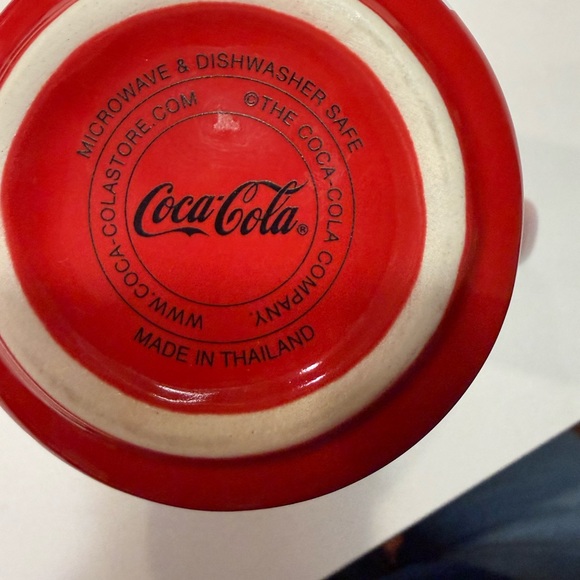 Coca-Cola Red and White Ceramic Mug - Picture 4 of 6